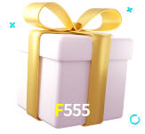 Receba seus bônus de boas-vindas no F555